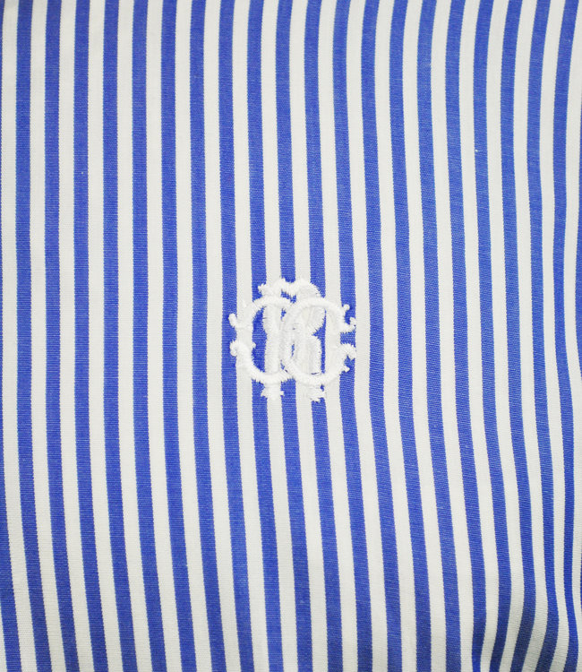 Roberto Cavalli camicia blu & bianca