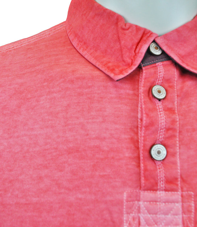 Monte Carlo rotes Poloshirt