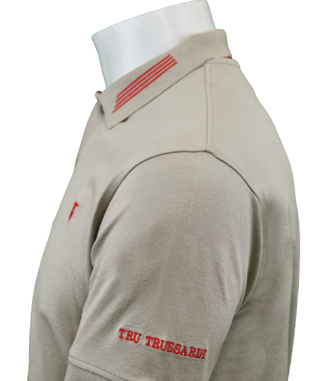 Tru Trussardi  beige polo shirt