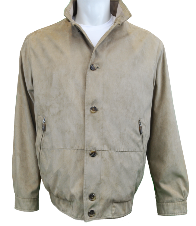 Bugatti  giacca scamosciata beige