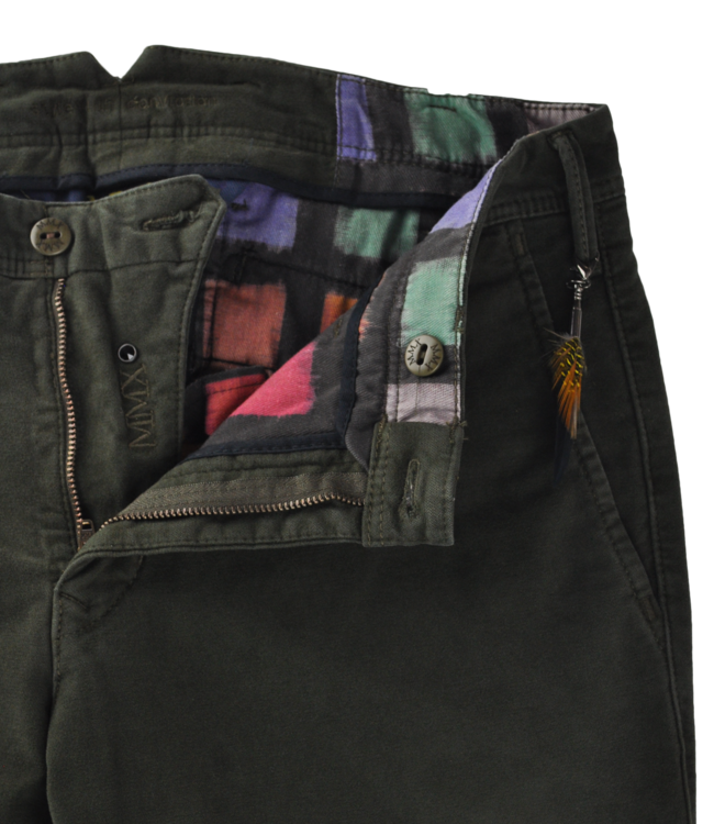 MMX Lupus Olive-Colored Chino Pants Super Stretch