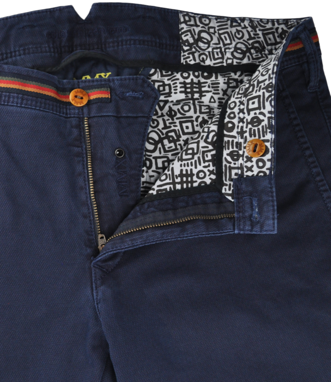 MMX Apus Blu Navy Pantaloni Chino Super Stretch