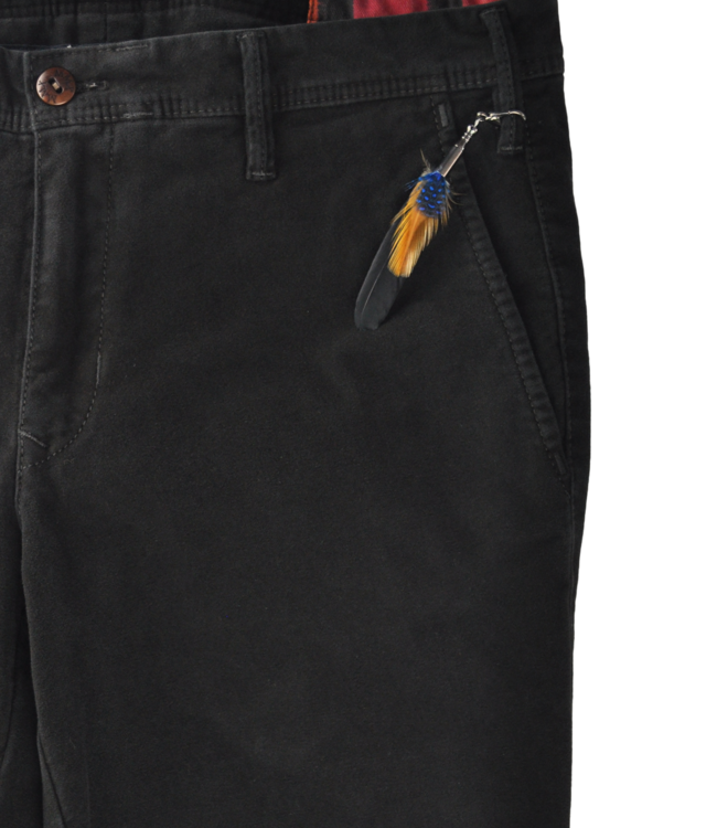 MMX Lupus Dark Brown Chino Pants Super Stretch