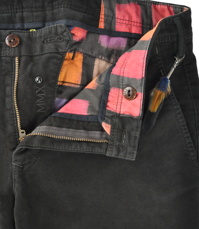 MMX Lupus Dark Brown Chino Pants Super Stretch