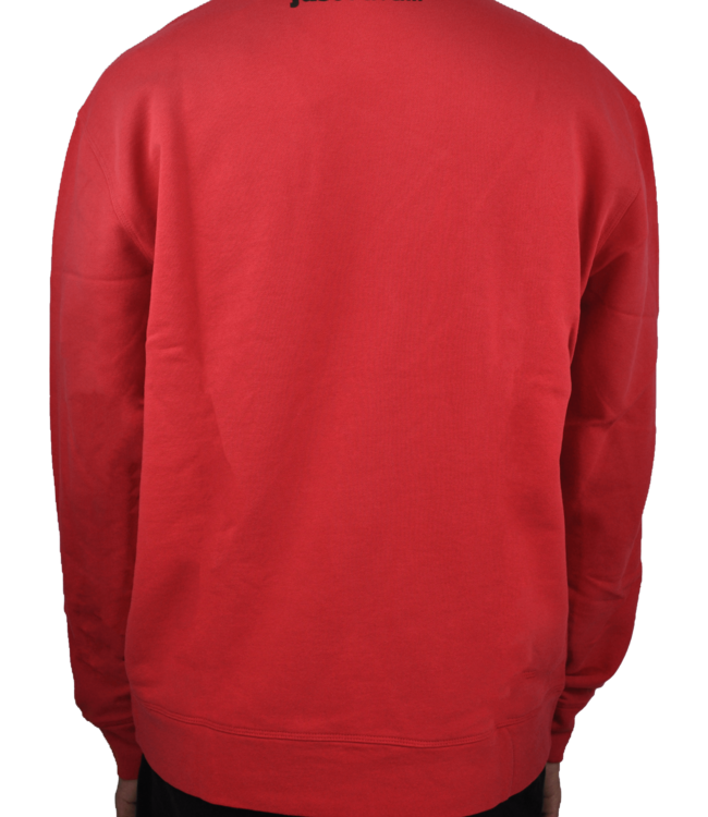 Just Cavalli Rotes Sweatshirt/Pullover mit Schriftaufdruck