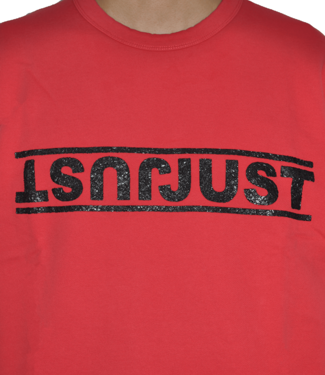 Just Cavalli Rotes Sweatshirt/Pullover mit Schriftaufdruck