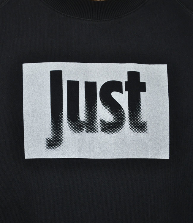 Just Cavalli Schwarzes Sweatshirt/Pullover mit Schriftaufdruck 'Just'