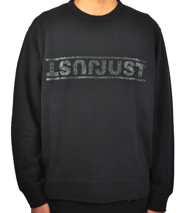 Just Cavalli Schwarzes Sweatshirt/Pullover mit Schriftaufdruck