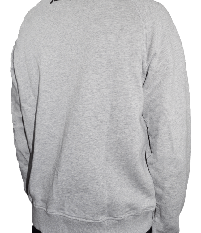 Just Cavalli Graues Sweatshirt/Pullover mit grossem Aufdruck