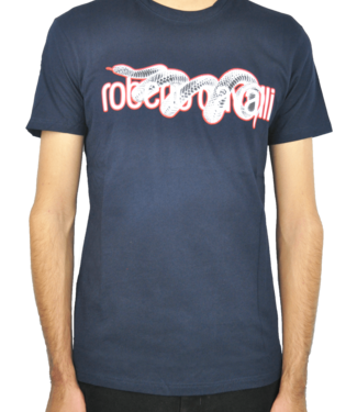 Roberto Cavalli T-shirt Navy blue