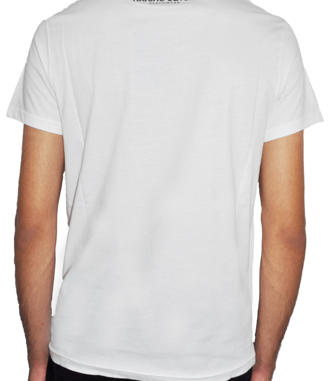 Roberto Cavalli Weisses T-Shirt mit Logodruck