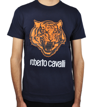 Roberto Cavalli T-shirt Marineblau