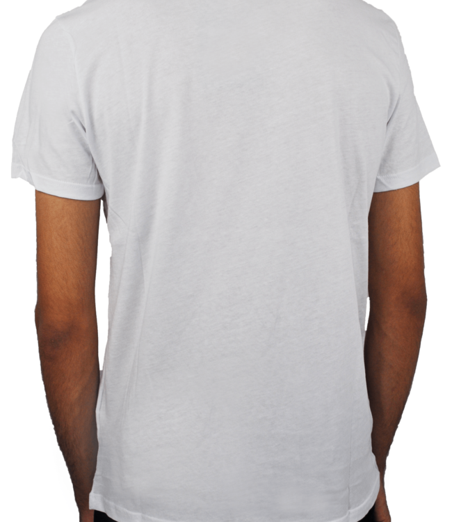 Roberto Cavalli White T-shirt with Logo and snake print