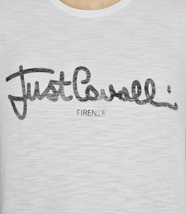 Just Cavalli White T-shirt with Print