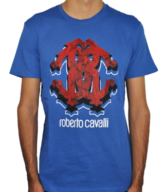 Roberto Cavalli T-shirt Royal Blau