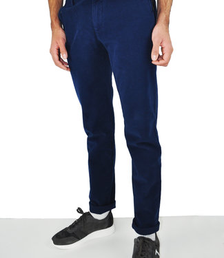 MMX Lupus Blu Navy Pantaloni Chino Super Stretch - Montenapoleone