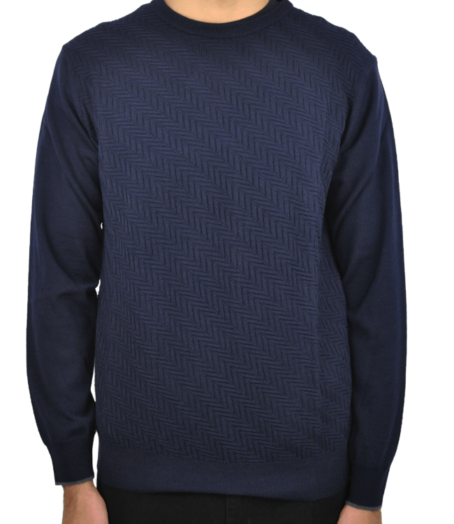 Roberto Cavalli Marineblaues Trikot/Pullover 100% Wolle