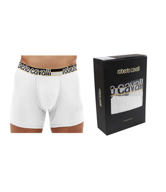 Roberto Cavalli Boxer Shorts White - Single Pack