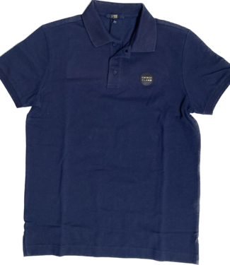 Class Cavalli Blaues Poloshirt
