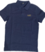 Class Cavalli Blaues Poloshirt - mit goldener Schrift