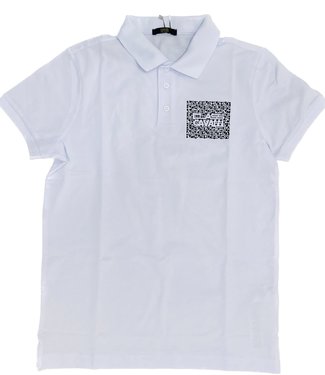 Class Cavalli White polo shirt with logo