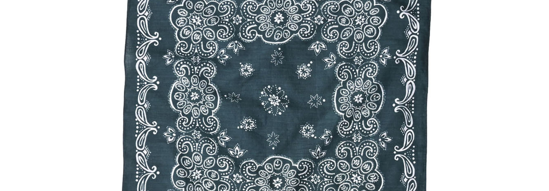 Khadi Denim Paisley Bandana
