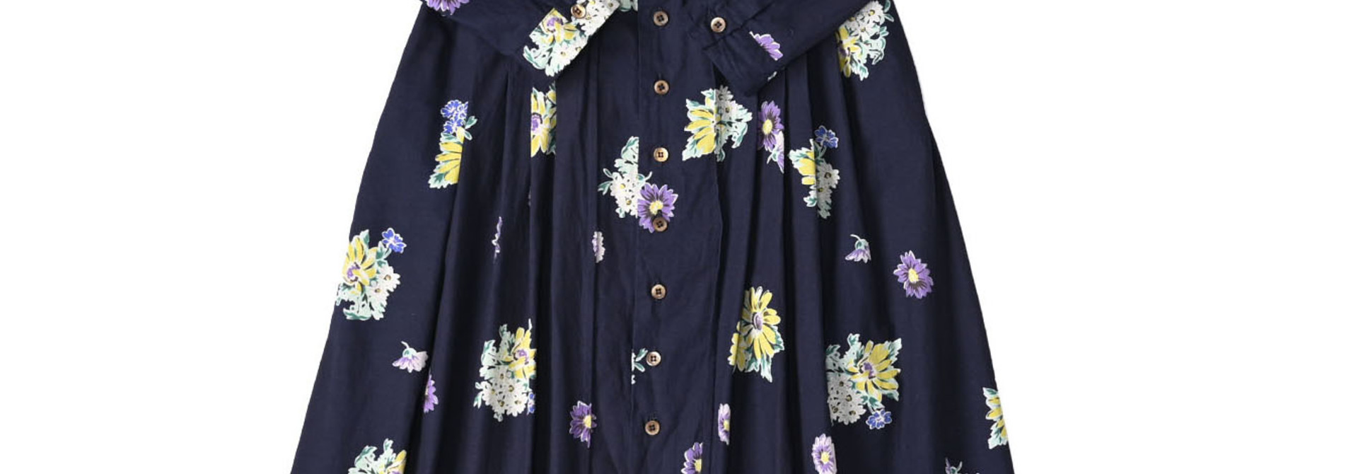 Indigo Margaret Print Dress