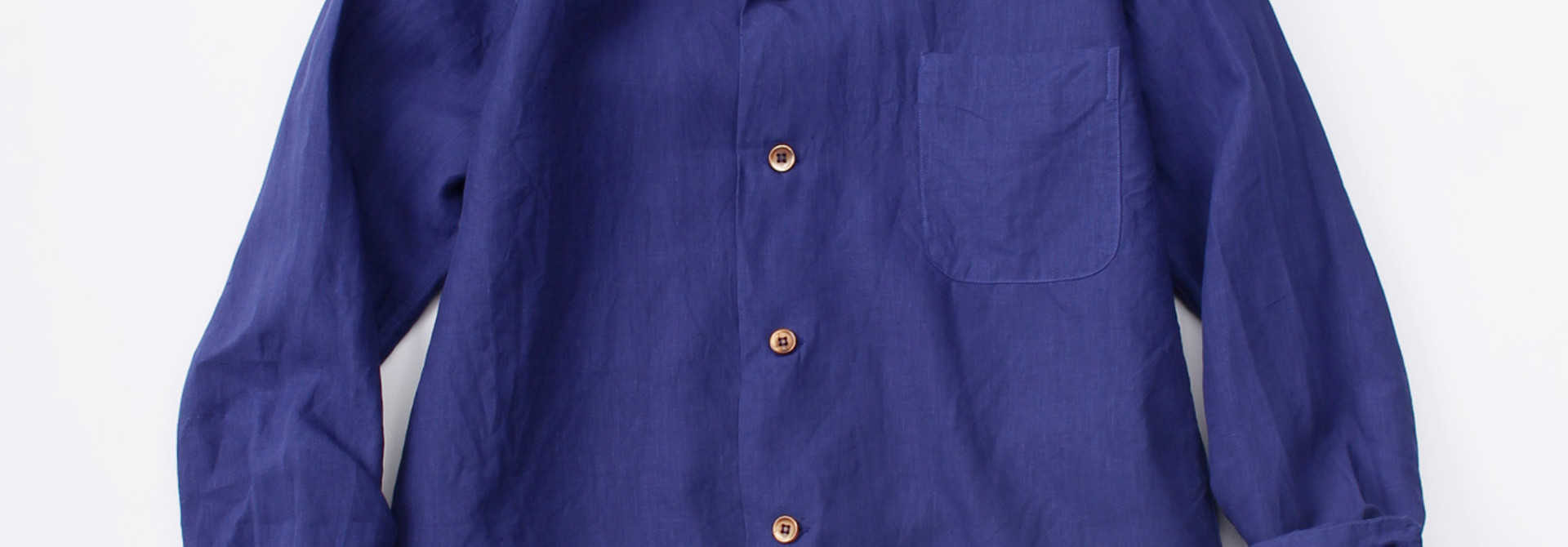 WH Piece-dyed Linen 908 Safari Shirt