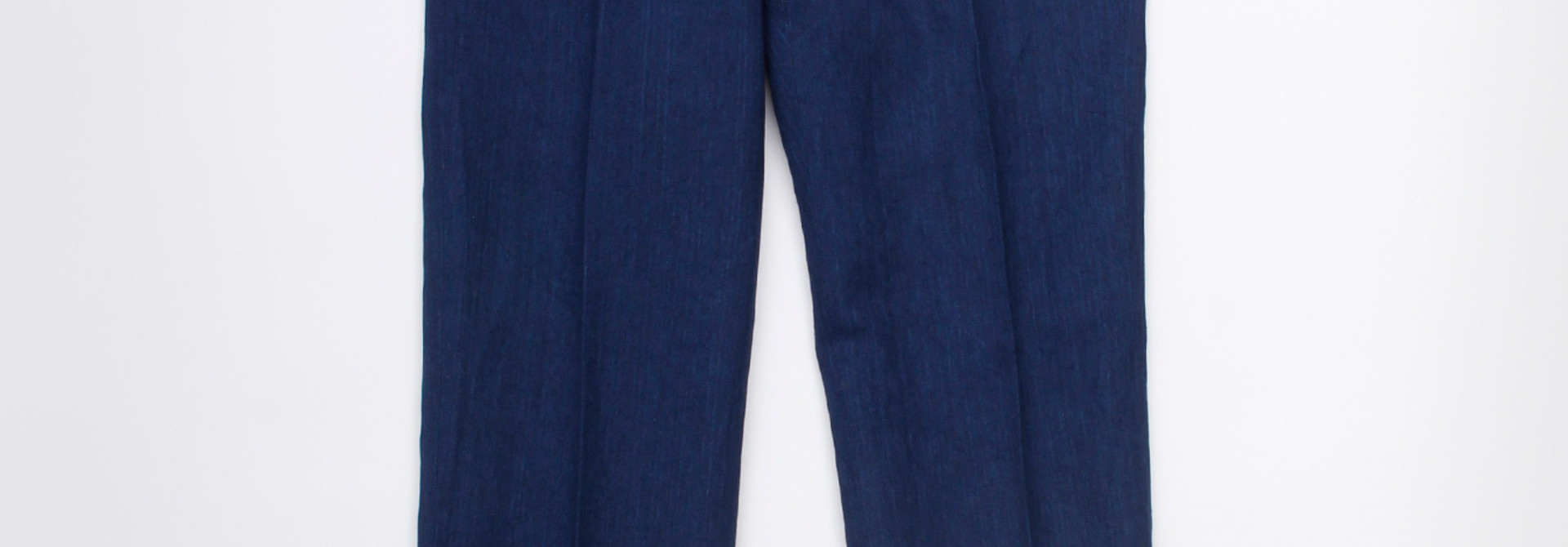WH Indigo Linen Easy Slacks