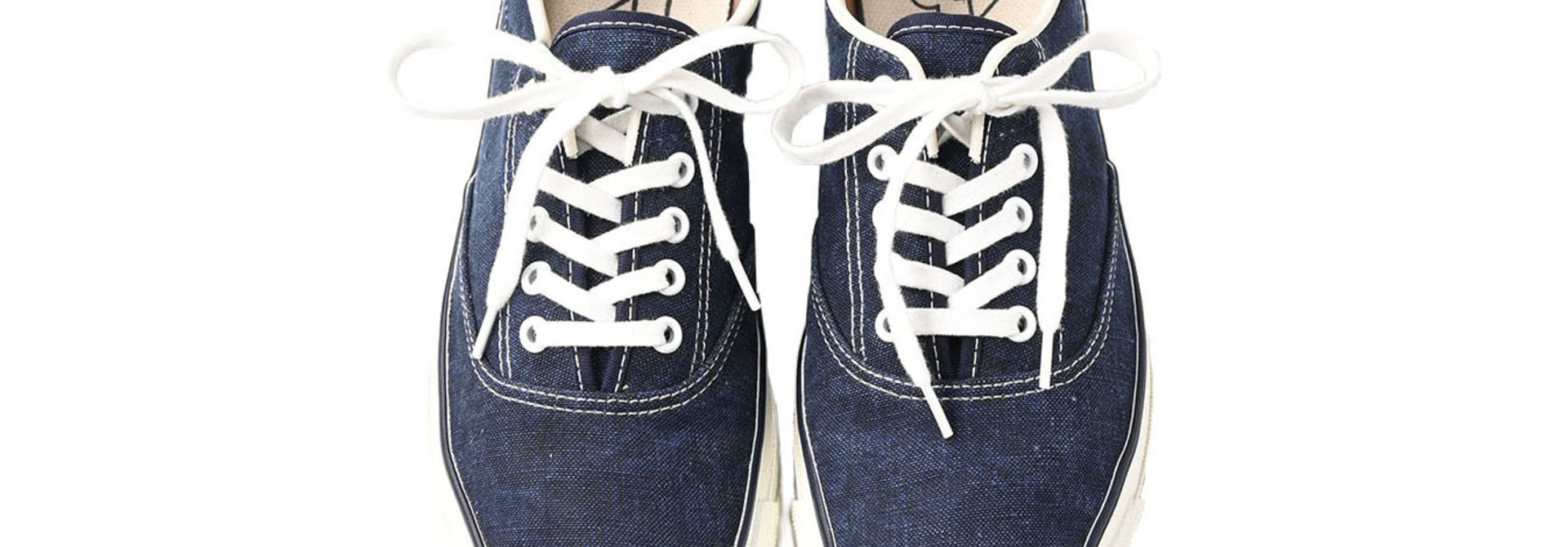 Indigo Linen Duck Sneaker size 5.5-7.5 UK