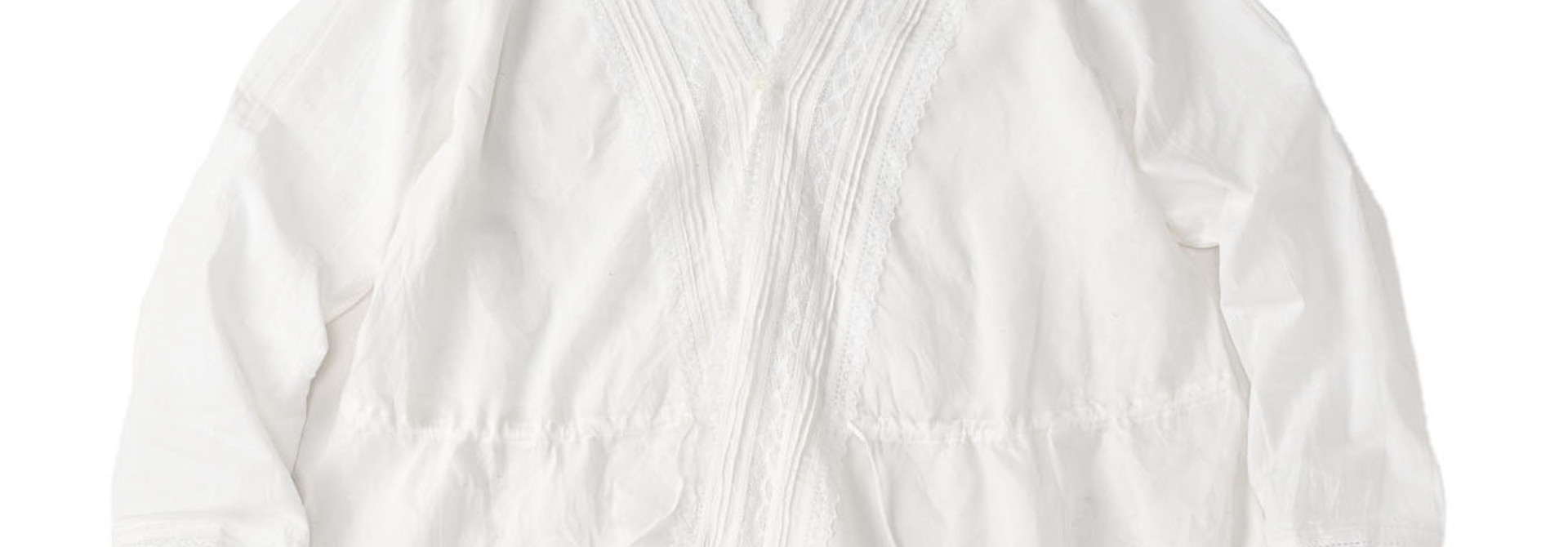 Indian Khadi Lace Cache-coeur Blouse (0621)