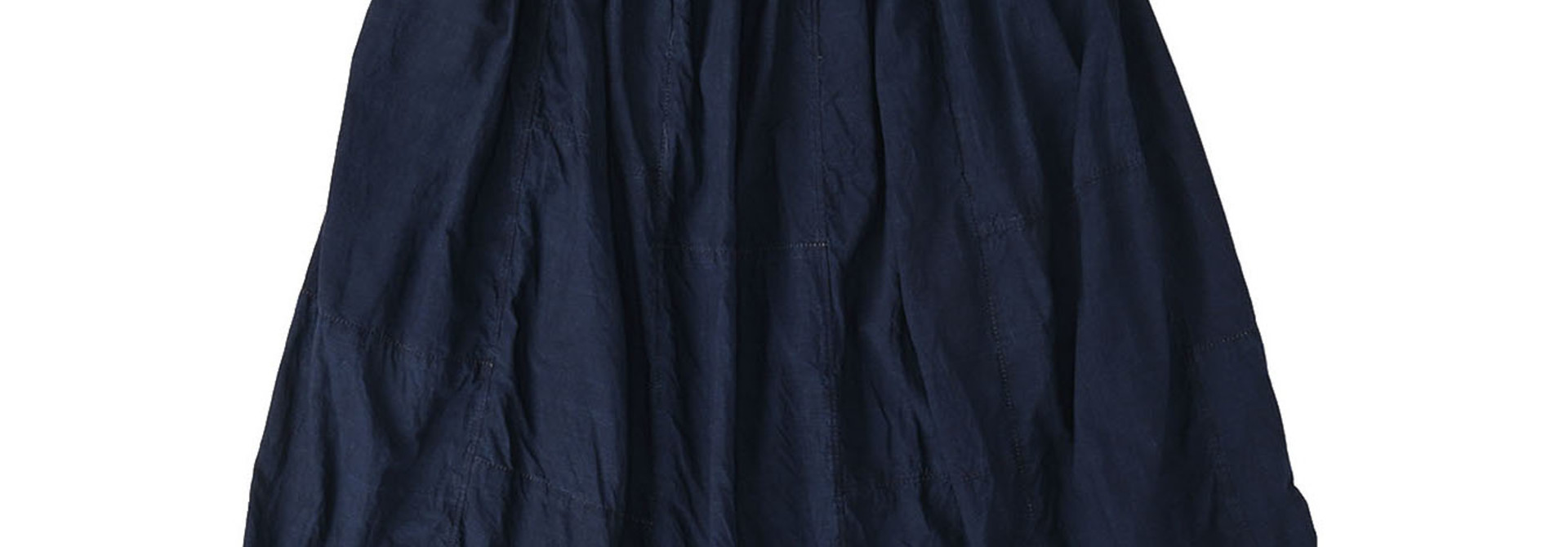 Indigo Tappet Patchwork Skirt