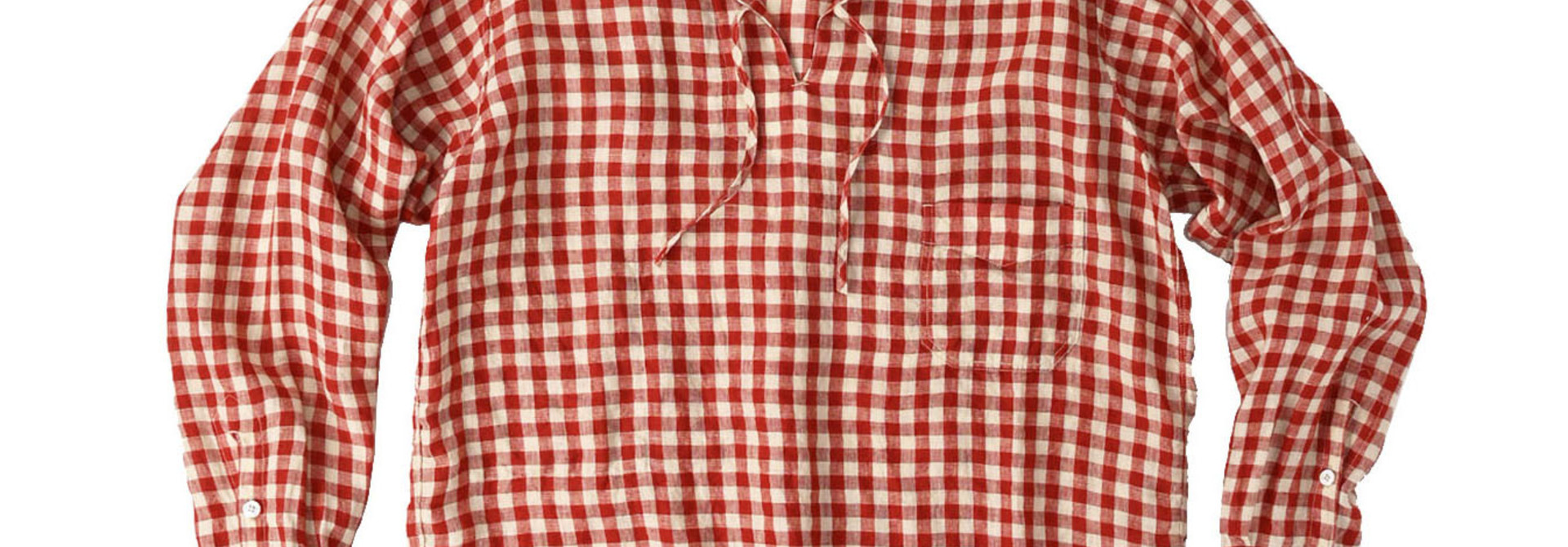Indian Gauze Linen Capri Shirt