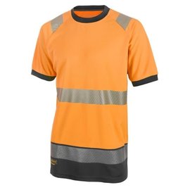 B Seen HVTT001 Hi Vis Two-tone T Shirt with Retro Tape