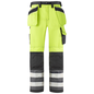 Snickers Workwear Snickers 3233 Hi-Vis Holster Pockets Trousers Class 2