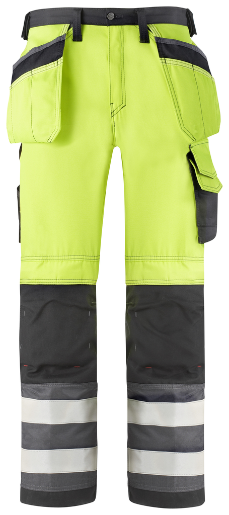 Snickers 6743 High-Vis Class 2 Women's Stretch Trousers Holster Pockets - A  to Z Safety Centre | PPE | Uniforms