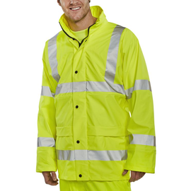 B Seen Hi Vis PU Jacket