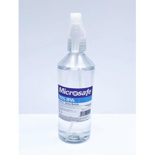 Microsafe 70% IPA Spray Bottle 500ml