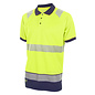 B Seen Hi Vis Two Tone Polo Shirt with Retro Tape