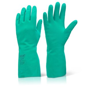 Click Nitrile Flock Lined Gauntlet