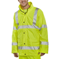 Super Touch 1824 - Hi Vis Waterproof Stormflex PU Jacket