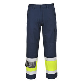 Portwest MV26 -Hi Vis Modaflame Trousers -Size L