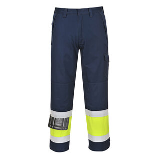 Portwest MV26 -Hi Vis Modaflame Trousers - Size L