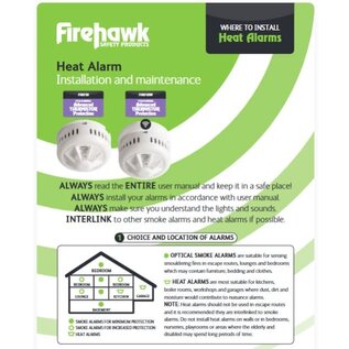 Firehawk Firehawk 10yr Heat Alarm