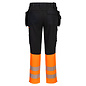 Portwest DX457 - Hi-Vis Class 1 Detachable Holster Pocket Craft Trousers