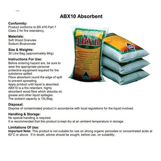ABX10 Industrial Spillage Absorbent 30L