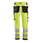 Snickers Workwear 6243 Hi Vis Class 2 Stretch Trousers Holster Pockets