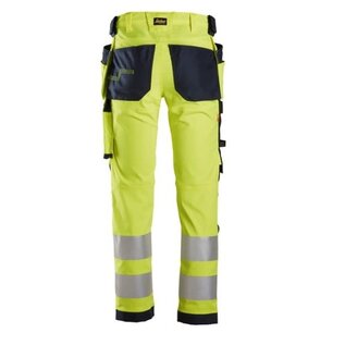 Snickers Workwear 6243 Hi Vis Class 2 Stretch Trousers Holster Pockets