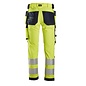 Snickers Workwear 6243 Hi Vis Class 2 Stretch Trousers Holster Pockets