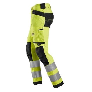 Snickers Workwear 6243 Hi Vis Class 2 Stretch Trousers Holster Pockets